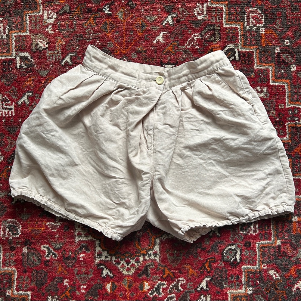 Tsumori Chisato Light Beige Cotton Shorts